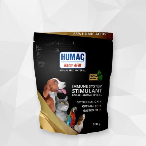 HUMAC Natur AFM - Eledel kiegészítő aktivált huminsavval – minden háziállatnak 100g 