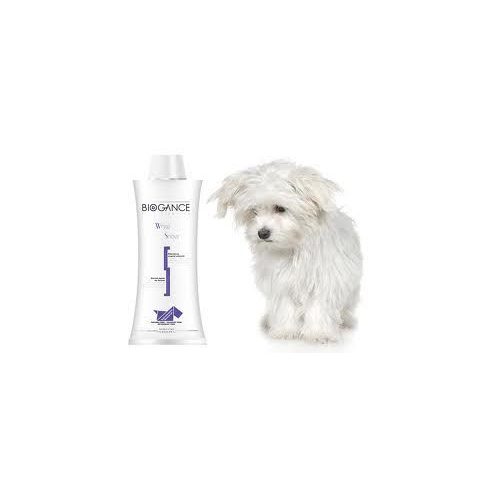 Biogance White Snow  Sampon fehér, illetve más világos szőrű kutyák és macskák számára 250 ml