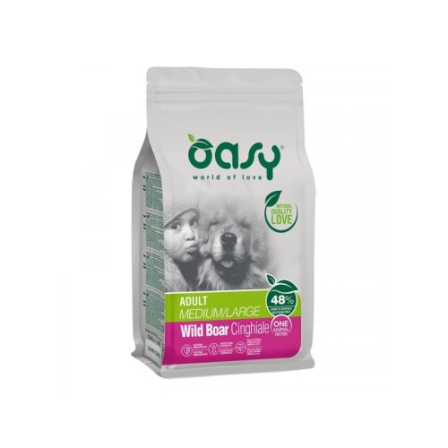 Oasy Dog OAP Adult Medium/Large Wild Boar 12kg száraz kutyaeledel